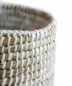 Accent Decor Natural Stacked Baskets Home Decor