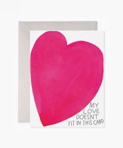 E.Frances GIFT My Love Doesn't Fit In This Card