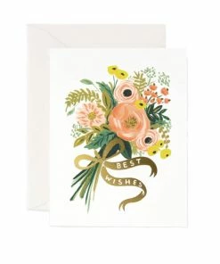 Rifle Paper Co Best Wishes Bouquet Card
