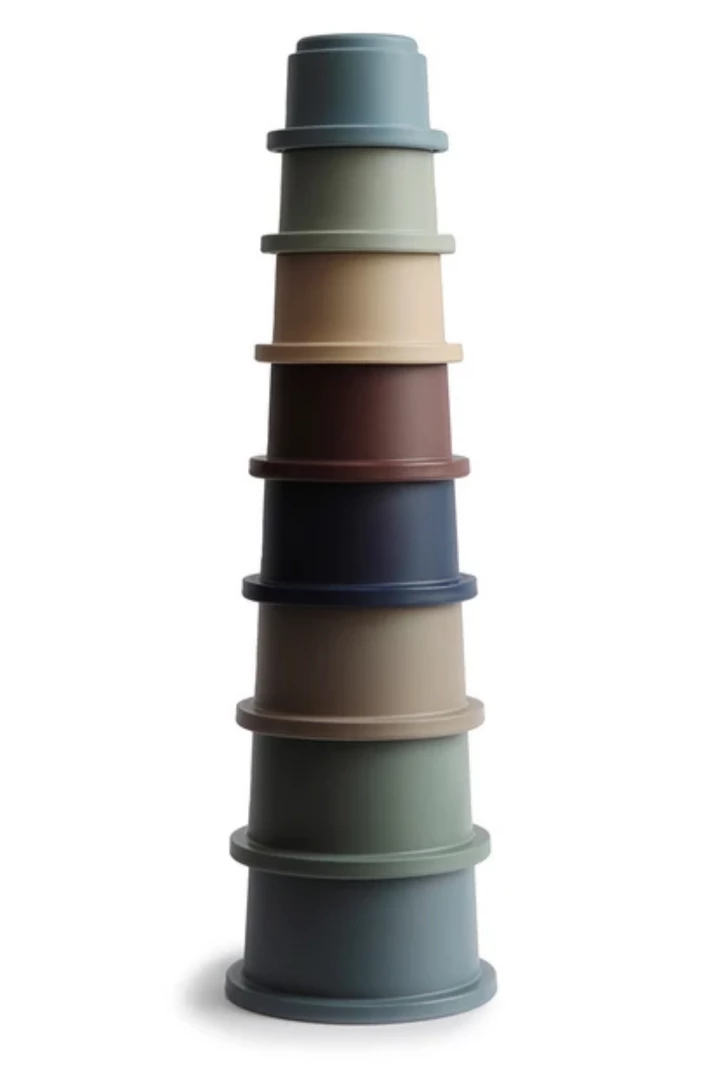 Mushie Stacking Cups Toy// Forest GIFT