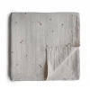 Mushie GIFT Muslin Swaddle Blanket Organic Cotton