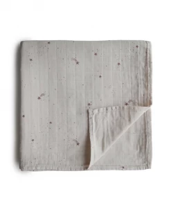 Mushie GIFT Muslin Swaddle Blanket Organic Cotton