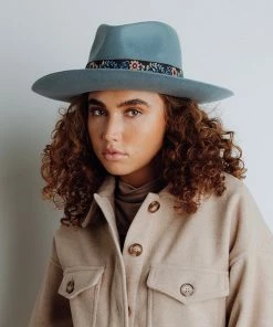 Olive& Pique Accessories Olive & Pique: Nia Brim Hat