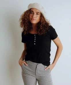 Mittoshop Apparel Jenna Top In Black