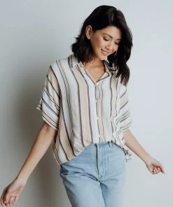 En Creme Apparel Larsen Stripe Top