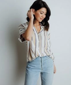 En Creme Apparel Larsen Stripe Top