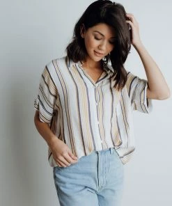 En Creme Apparel Larsen Stripe Top