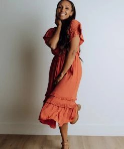 VOY Apparel Edith Pleated Dress