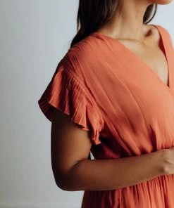 VOY Apparel Edith Pleated Dress