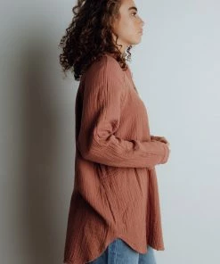 Newbury Kustom Apparel Hudson Linen Top FINAL SALE