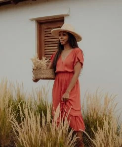 VOY Apparel Edith Pleated Dress