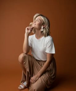 Ninexis Juno Midi Tan Skirt