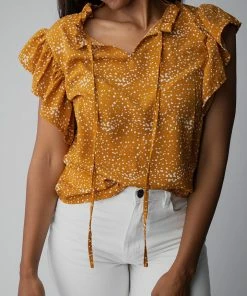 Lily Clothing Janice Dot Blouse FINAL SALE Apparel