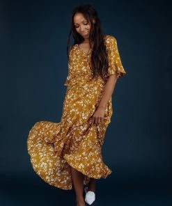 Kori America Apparel Golden Soulstice Dress