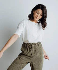 Wishlist Harris Button Top FINAL SALE Apparel