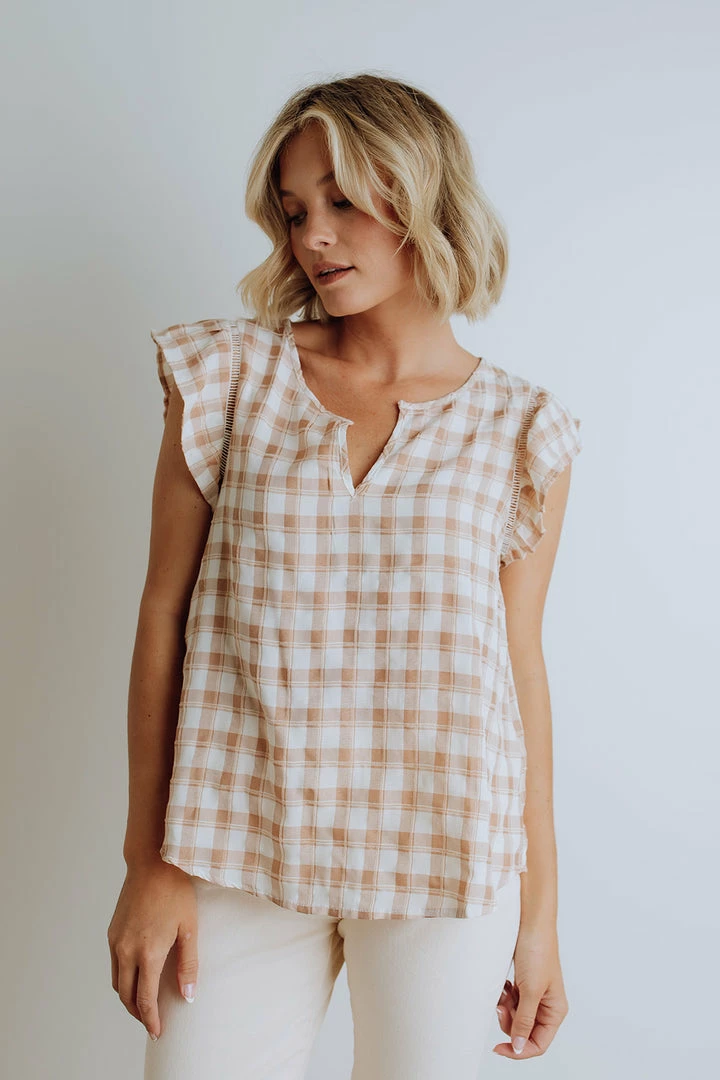 Blu Pepper Laney Button Up Top FINAL SALE