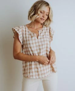 Blu Pepper Laney Button Up Top FINAL SALE