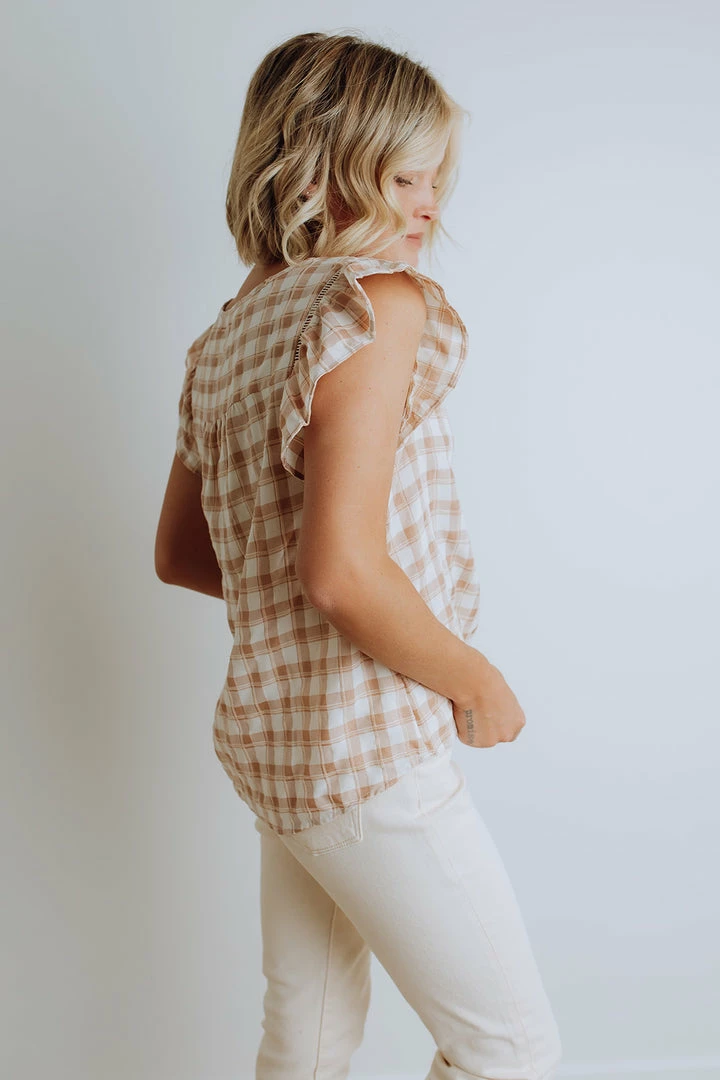 Blu Pepper Laney Button Up Top FINAL SALE