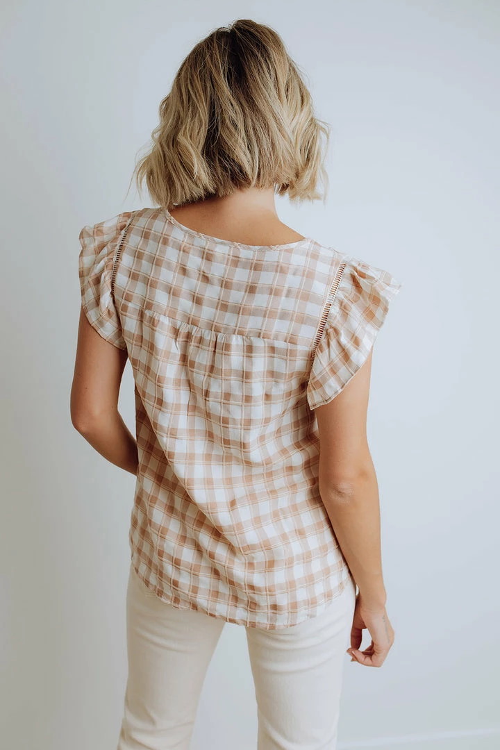 Blu Pepper Laney Button Up Top FINAL SALE