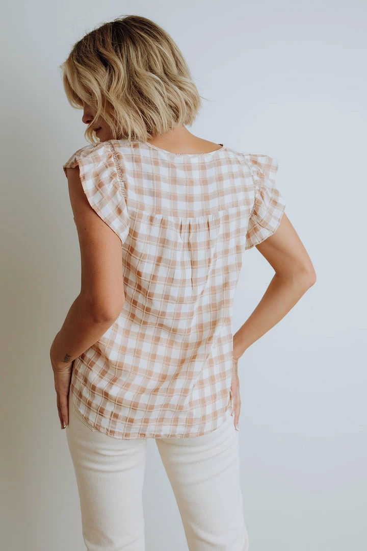 Blu Pepper Laney Button Up Top FINAL SALE