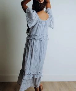 &merci Apparel Colourway Dress In Periwinkle FINAL SALE