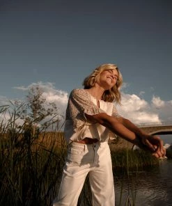 Cotton Bleu Ophelia Contrast Top FINAL FEW