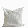 Indaba Ticking Stripe Pillow In Navy Home Decor