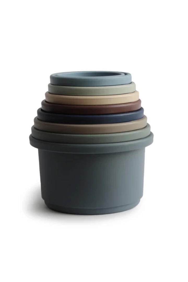 Mushie Stacking Cups Toy// Forest GIFT