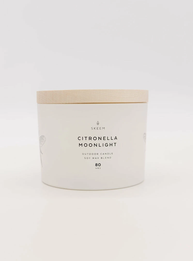 Skeem Citronella 3 Wick Candle - Moonlight