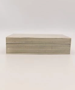 Sagebrook Pinstripe Resin Box Home Decor