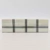 A.Sanoma Plaid Bone Box Home Decor