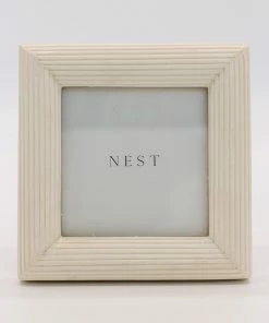 BIDK Home White Ridged Frame