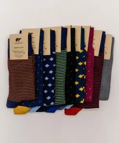Slopes&Town Bamboo Printed Socks