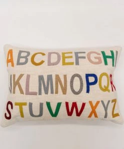 Creative Co-op Alphabet Pillow