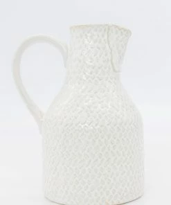 Mud Pie Stoneware Jug Vase