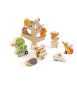 Tender Leaf Toys Stacking Garden Friends
