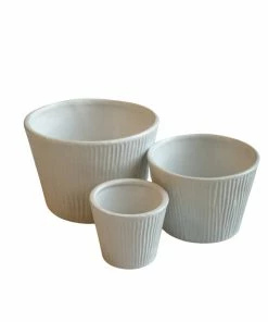 NapaHome&Garden Claire White Cachepot