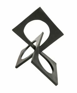 Sagebrook Home Decor Black Linked Square Decor