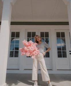 Current Air Melanie Top In Grey