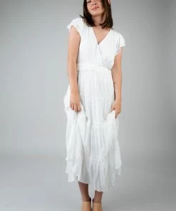 Doe & Rae Paper Towns Tiered Dress