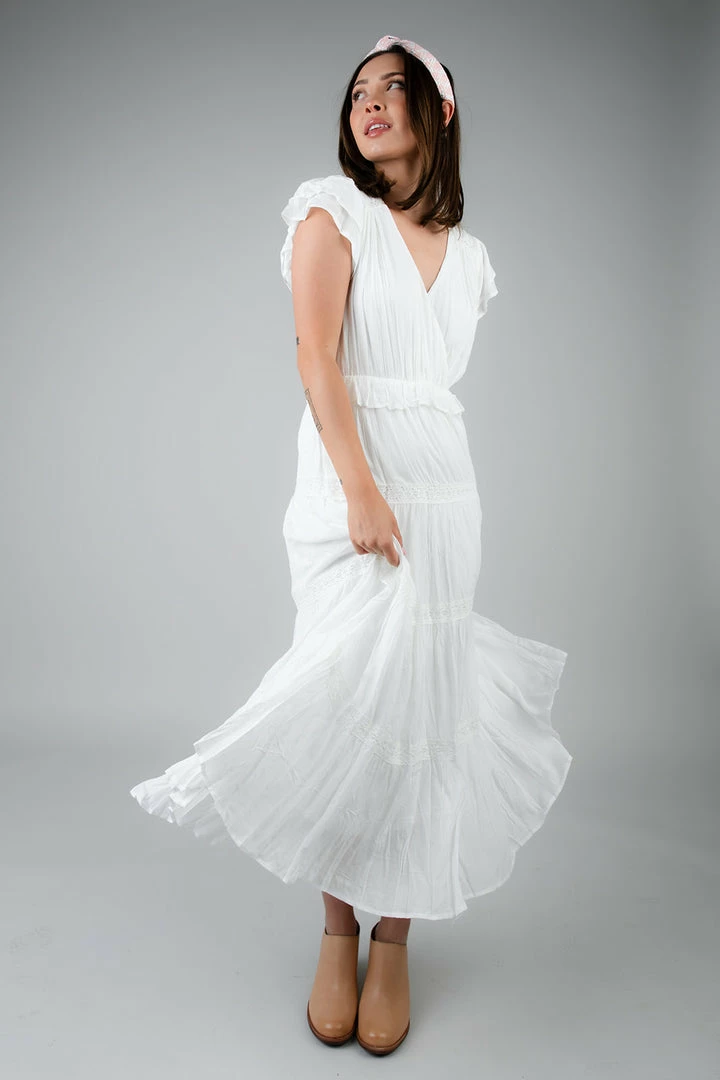 Doe & Rae Paper Towns Tiered Dress