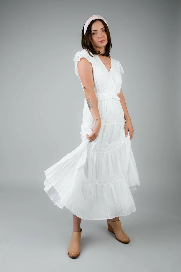 Doe & Rae Paper Towns Tiered Dress