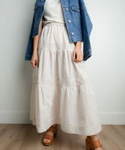 PINCH Joann Striped Skirt Apparel