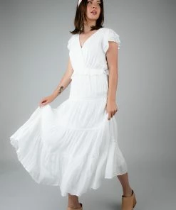 Doe & Rae Paper Towns Tiered Dress