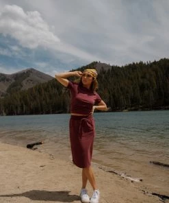 TeaNRose Berry Sweet Top In Plum