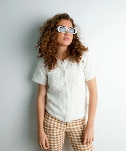 Leia&Co Paityn Knit Button Down