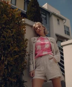 Skies Are Blue Delanie Plaid Top