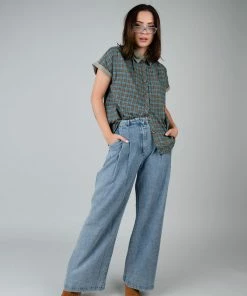 Hem & Thread Lady Bird Plaid Top