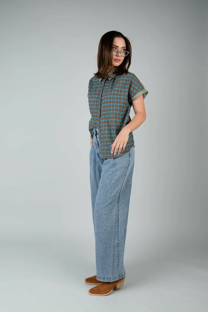 Hem & Thread Lady Bird Plaid Top