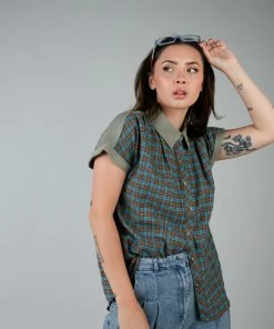 Hem & Thread Lady Bird Plaid Top